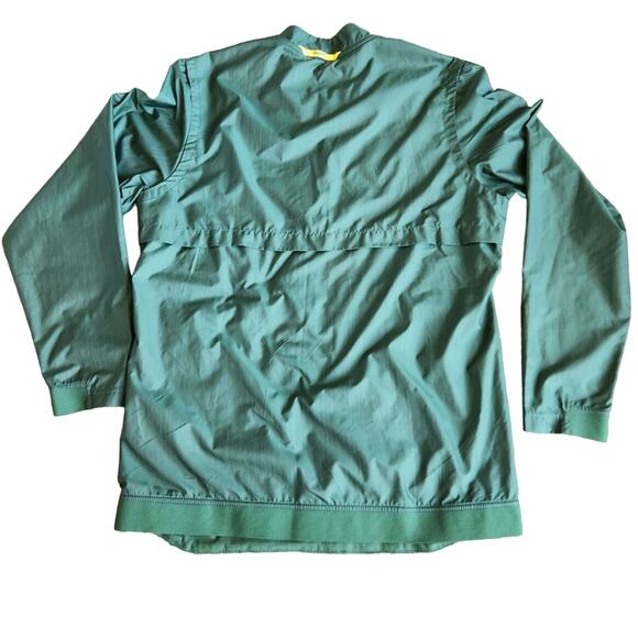 Green Bay Packers lightweight 1/4 zip jacket windbreaker size medium - Picture 5 of 8